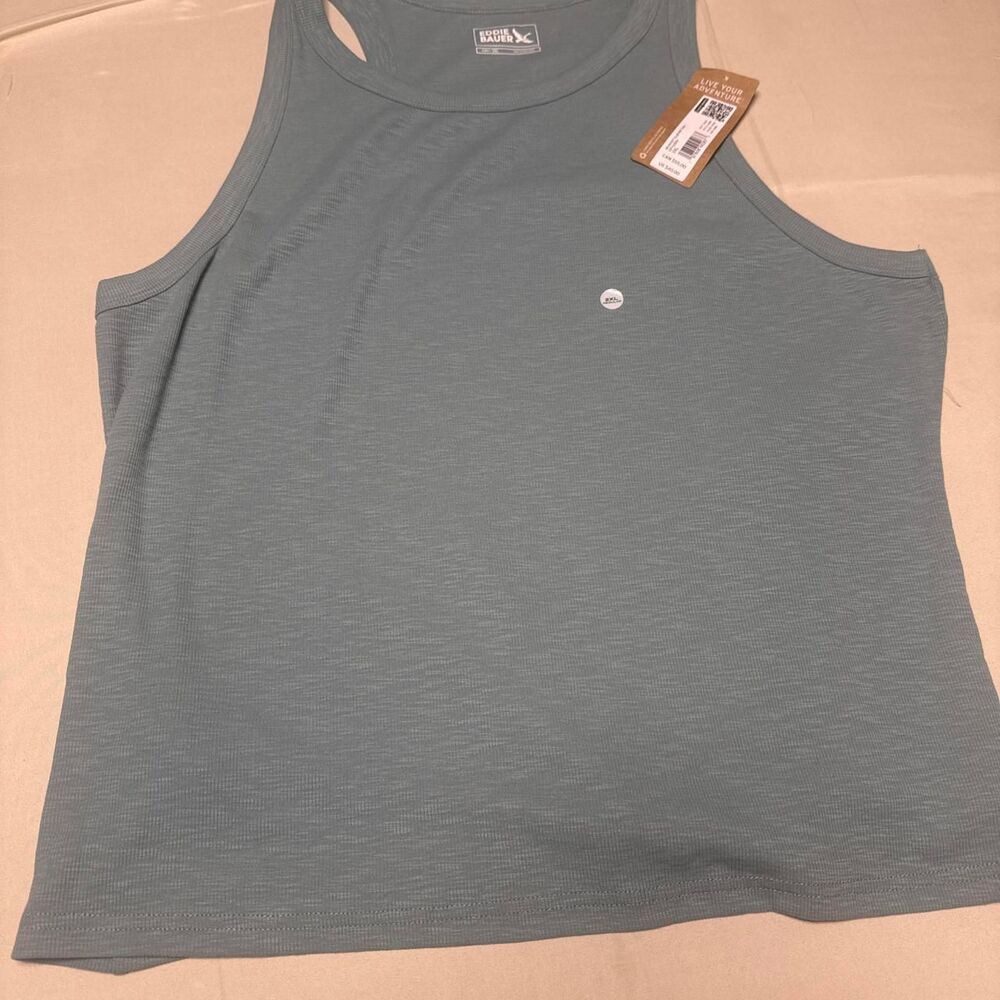 Eddie-bauer Women's Blue and Green Vest